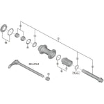 SPRE FHM9010-B hub axle 148mm