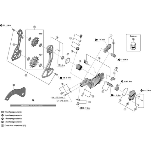 SPRE RDR8000 cable adjusting bolt unit