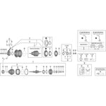 SPRE SGC6001-8C Internal assy 184mm
