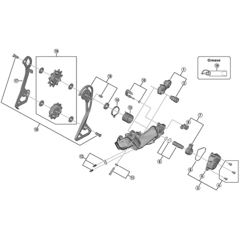 SPRE RDRX805-GS outer plate assembly GS