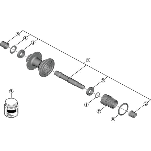 SPRE FHMT410 LH nut with dust cover