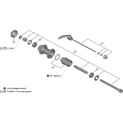 SPRE FHMT401 complete Q/R 174mm