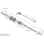 SPRE FHM595 LH lock nut unit