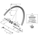 SPRE WHRS010 LH spoke 288mm