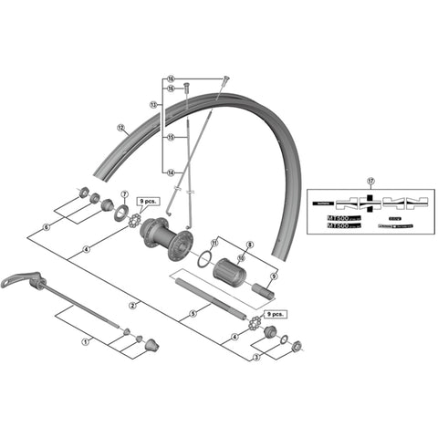 SPRE WHRS10 RH lock nut unit