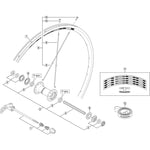 SPRE WHR501-F comp hub axle