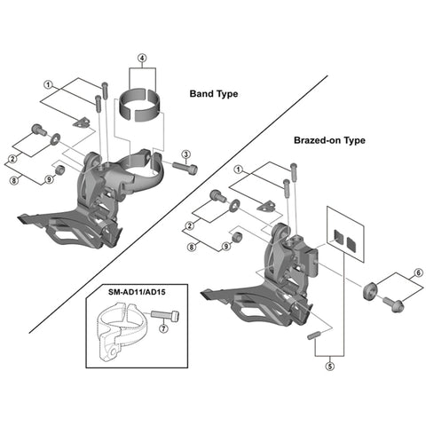 SPRE FD-A070 cable fixing bolt/washer