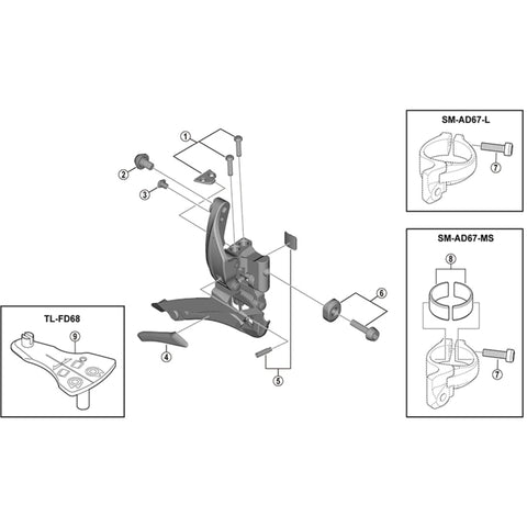 SPRE FD6800 cable fixing bolt