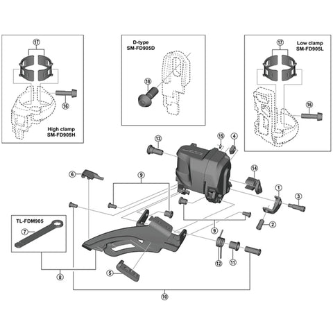 SPRE FDM9070 Bracket fixing bolt