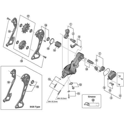 SPRE RDM8000 bracket axle normal