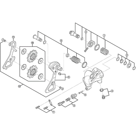 SPRE RD9000 B-axle assembly