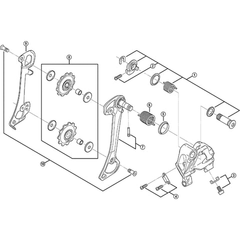 SPRE RDT670 outer plate assy