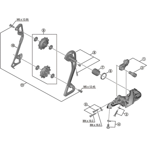 SPRE RDM8000 cable fixing bolt/plate