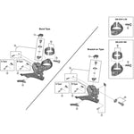 SPRE FDR9100 clamp bolt/radius washer
