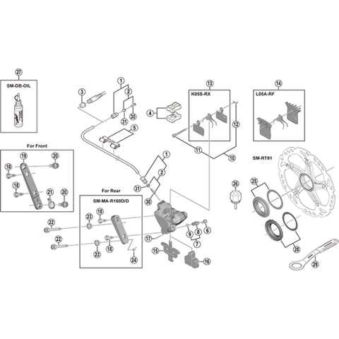 SPRE BR-M4050 connection bolt unit
