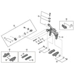 SPRE BR6810RS fixing bolt Y M6x28.9mm