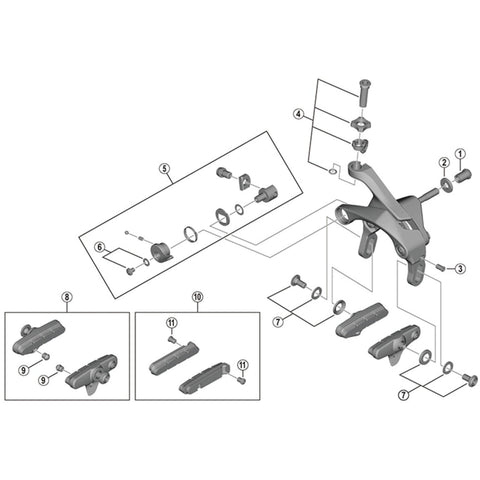 SPRE BRR9100 cable adjusting bolt unit