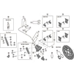 SPRE BRR9170 calliper fixing bolt A