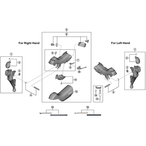 SPRE STR7000 LH unit cover&fixing screw