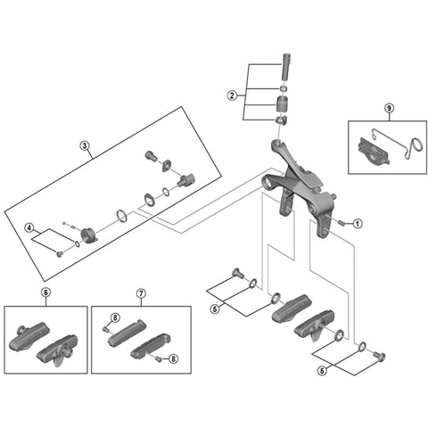 SPRE BRR7000 cable adjusting bolt unit