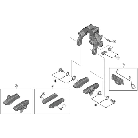 SPRE BRR7010-R cable fixing bolt&plate