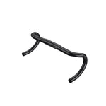 ZIPP HANDLEBAR DROP SERVICE COURSE 70 ERGONOMIC TOP B2: BEAD BLAST BLACK WITH ETCHED LOGO 44CM