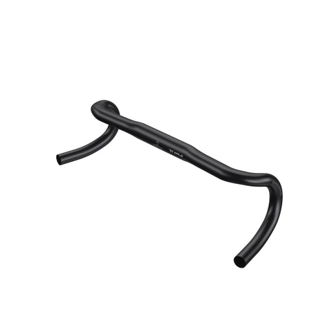 ZIPP HANDLEBAR DROP SERVICE COURSE 70 XPLR A2: BEAD BLAST BLACK WITH ETCHED LOGO 46CM