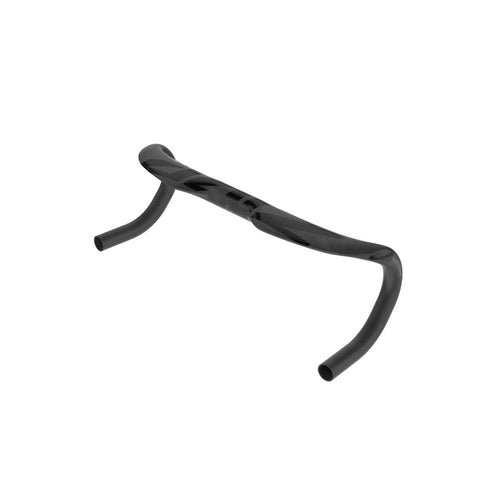 ZIPP HANDLEBAR DROP SL 70 AERO A3: NATURAL CARBON W/ MATTE BLACK LOGOS 44CM