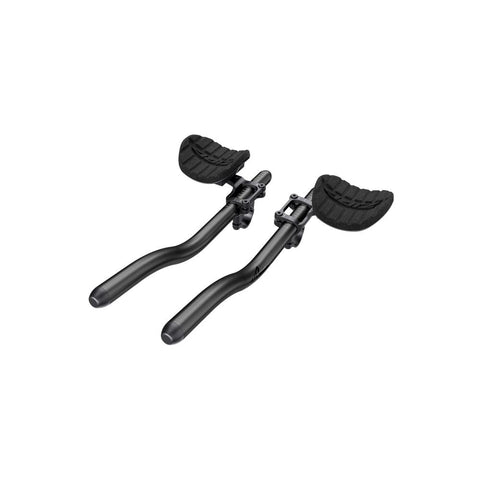 ZIPP VUKA CLIP ABOVE BAR MOUNT WITH VUKA ALUMINA RACE EXTENSIONS A1 2021: BLACK RACE