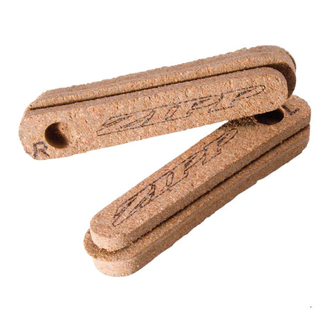 ZIPP TANGENTE CORK COMPOSITE BRAKE PAD INSERTS FOR CARBON RIMS - 1 PAIR:  SRAM/SHIMANO