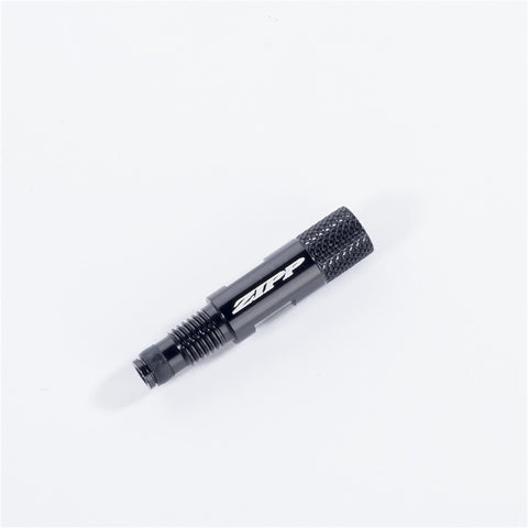 ZIPP TANGENTE ALUMINUM KNURLED VALVE EXTENDER (QTY1) (USE WITH REMOVABLE PRESTA VALVE RECOMMENDED FOR USE WITH ZIPP TANGENTE TUBE):  60/404 41MM