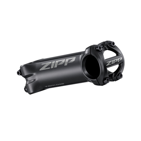 ZIPP STEM SERVICE COURSE SL 6° UNIVERSAL FACEPLATE B2: MATTE BLACK W/ GLOSS LOGOS 130MM