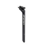 ZIPP SEATPOST SERVICE COURSE 350MM LENGTH 20MM SETBACK B2: BLAST BLACK WITH ETCHED LOGO 31.6MM