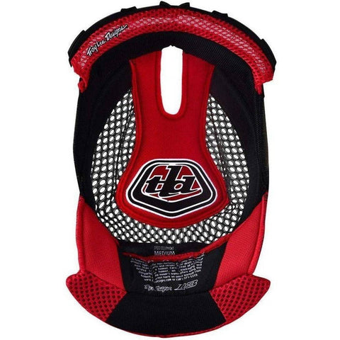 Troy Lee Designs D3 Helmet Replacement Headliner Red / XS