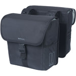 Basil GO double bag, 32L, solid black