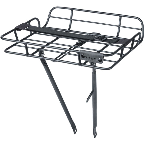 Basil Portland front carrier, matt black