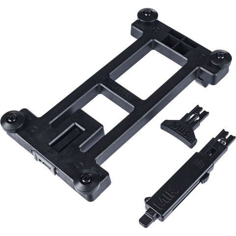 MIK adapter plate 2.0, lockable, black