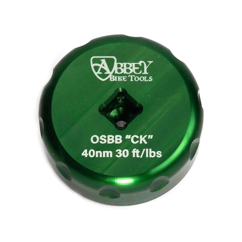 Abbey Bike Tools Single Sided Bottom Bracket Socket Tool Green / Chris King