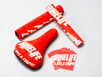 Mafiabikes BLINAC Accessories Pack Railed Seat Pad and Griptape for Wheelie / MTB Bikes