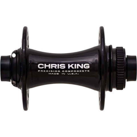 Chris King MTB Boost Centerlock Front Hub - 110x15mm Black / 24H - Ceramic Bearings
