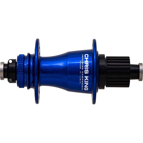 Chris King Road R45D Rear Hub - 142x12mm - Shimano Navy / 24H - Steel Bearings