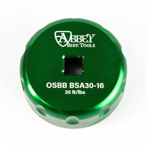Abbey Bike Tools Single Sided Bottom Bracket Socket Tool Green / BSA12 16 Notch