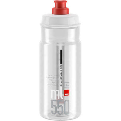 BOTTLE Elite Jet clr/red 550ml - BT90402