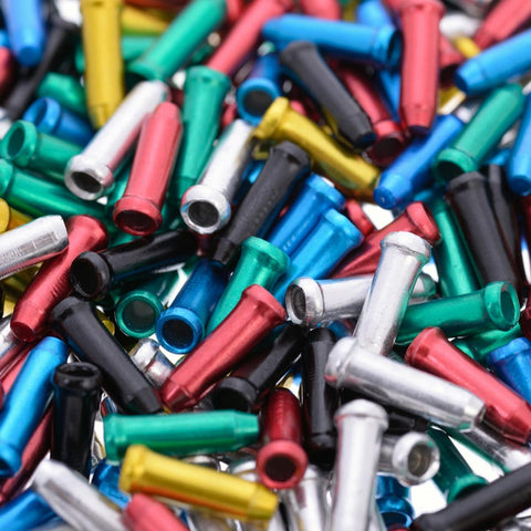 Cable End CrimpsPot of 500 cable crimps in assorted colours