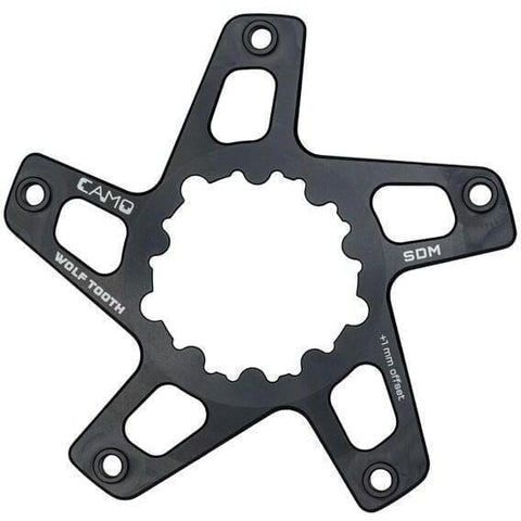 Wolf Tooth CAMO Direct Mount Spider for SRAM Black / P2 Reverse Dish (58mm Chainline / +4mm Offset)