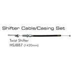 HSJ884 Gear Cable Set.Twist shifter cable for use with Sturmey Archer hubs.