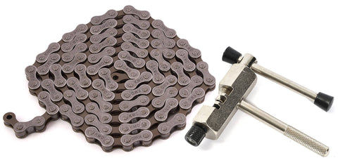 Mafiabikes BMX/Wheelie Bike Chain Kit (1/2" x 1/8" x 92L Chain and chain breaker tool)