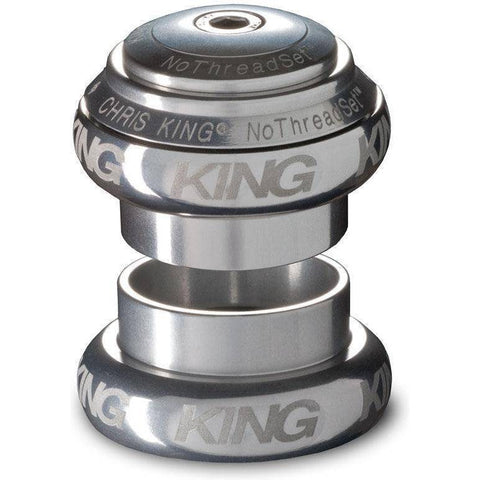 Chris King Devolution NoThreadSet Sotto Voce Headset Silver / 1-1/8 Inch - 1-1/2 Inch