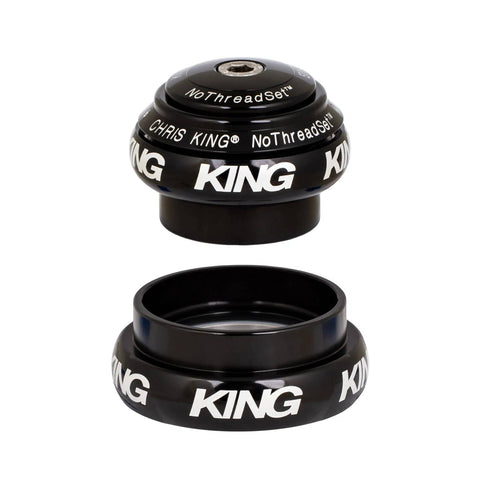 Chris King NoThreadSet Tapered EC34/EC44 Headset Black / 1-1/4 Inch