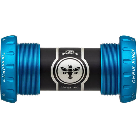 Chris King ThreadFit 24 Bottom Bracket Matte Turquoise / 68-73mm - Ceramic Bearings